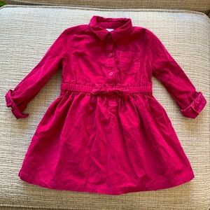 Charming Carter’s Pink Dress with Pocket and Button Details - 24 months